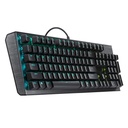 Teclado Gaming RGB Cooler Master CK550 V2 Mecánico Alámbrico USB Inglés Switch Azul CK-550-GKTL1-US - Negro / Gris