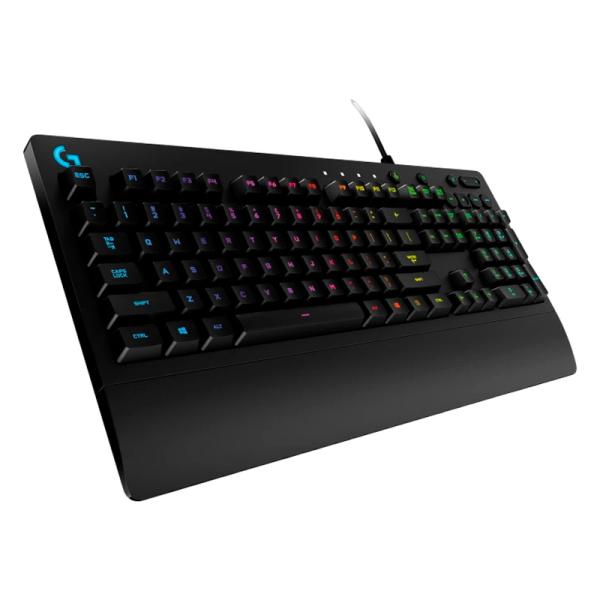 Teclado Gaming RGB Logitech G213 Prodigy Membrana Alámbrico Inglés 920-008084 - Negro