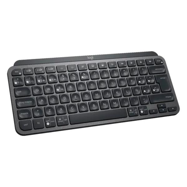 Teclado Logitech Mx Keys Mini Tkl Membrana Inalámbrico Bluetooth Español 920-010476 - Negro