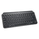Teclado Logitech Mx Keys Mini Tkl Membrana Inalámbrico Bluetooth Español 920-010476 - Negro