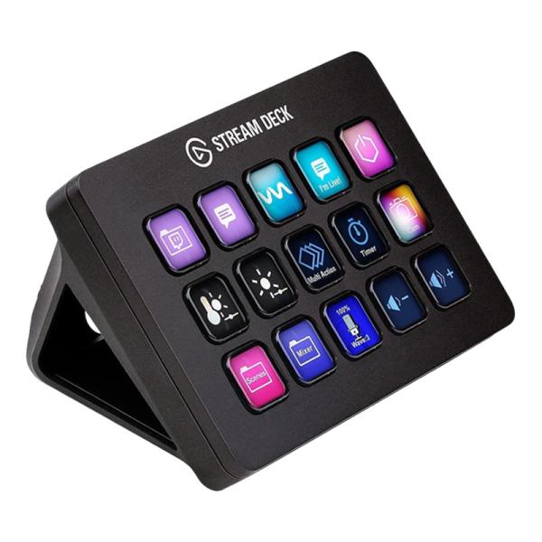 Teclado Streaming el Gato MK2 Membrana USB Varios Black 10GBA9901