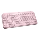 Teclado Logitech Mx Keys Mini Membrana Inalámbrico Bluetooth Español 920-010478 - Rosado