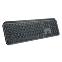 Teclado Logitech Mx Keys for Business Membrana Inalámbrico Bluetooth Inglés 920-010116 - Negro