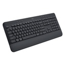 Teclado Logitech K650 Signature Membrana Inalámbrico Bluetooth Español 920-010910 - Negro