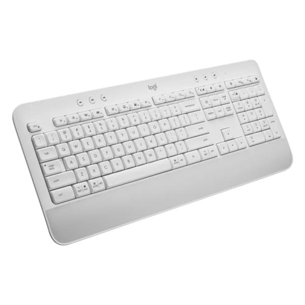 Teclado Logitech K650 Signature Membrana Inalámbrico Bluetooth Español 920-010964 - Blanco