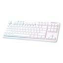 Teclado Gaming RGB Logitech G715 Mecánico Inalámbrico Bluetooth Inglés 920-010453 - Blanco