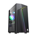 Case Gaming RGB Eagle Warrior Cg03rwra001c H410 Sin Ventilación Incluida con Vidrio Lateral y Tira RGB - Negro