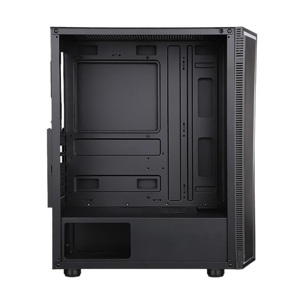 Case Gaming RGB Eagle Warrior Cg33rxra001c Ventiladores 3 de 120MM con Vidrio Lateral y Tira RGB - Negro
