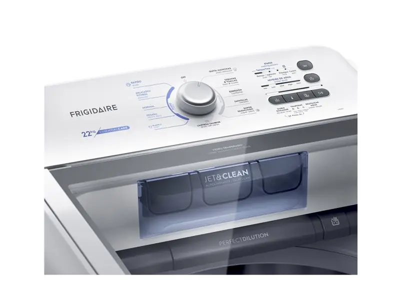 Frigidaire lavadora carga superior impeller 22kg blanca ultra filter essential FWIB22J4EBGUW