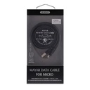 CABLE MICRO USB WDC-013 KINGKONG WK DESING PLATEADO