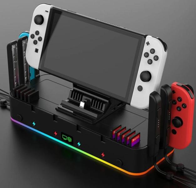 Estacion de Carga Nintendo Switch PG-SW107 Ipega - Negra