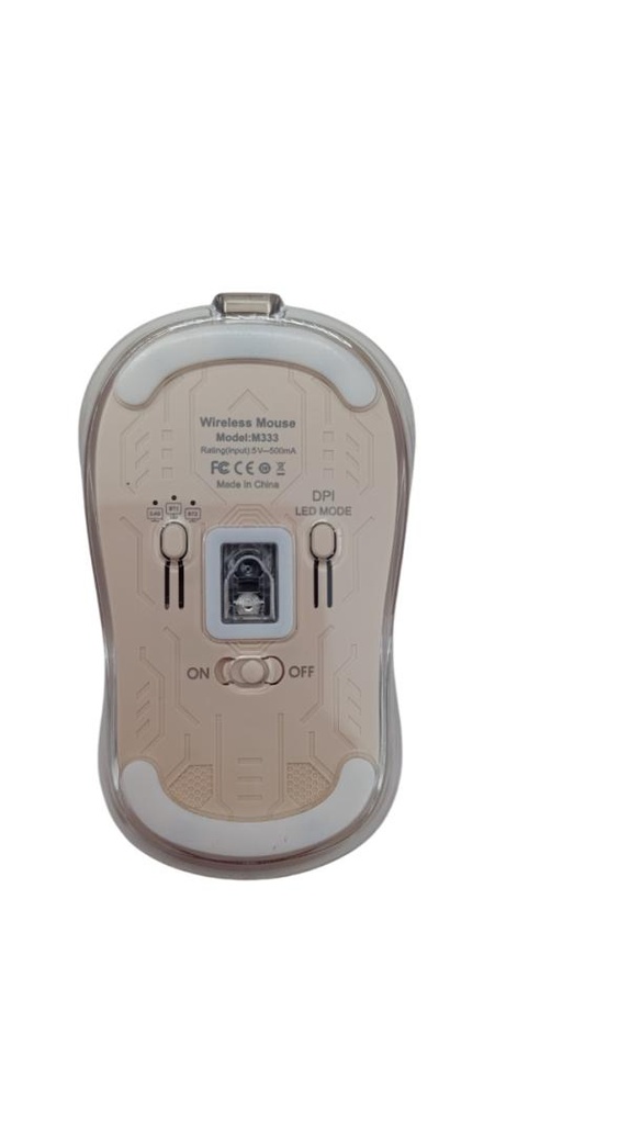 Mouse Inalambrico M333 Planet - Rosado