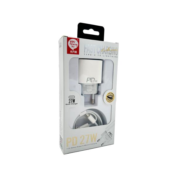 Cargador Casa Y-54 Youshengku - Blanco Tipo C Us