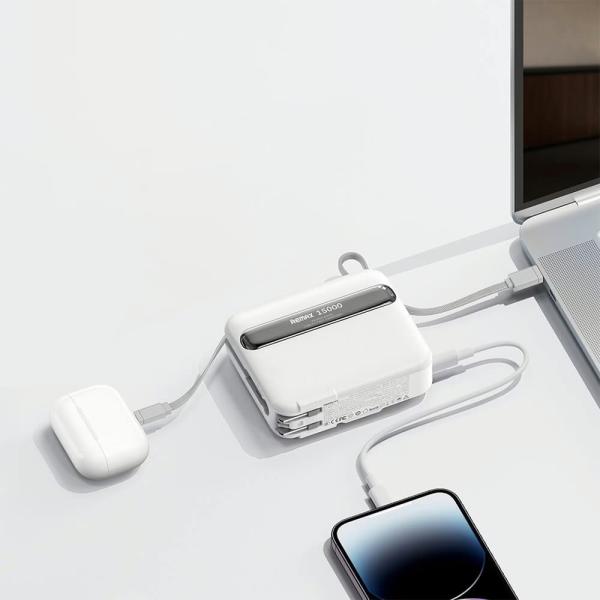 Bateria de Emergencia Serie Ruoliang RPP-588 15.000 Mah Remax - Blanco