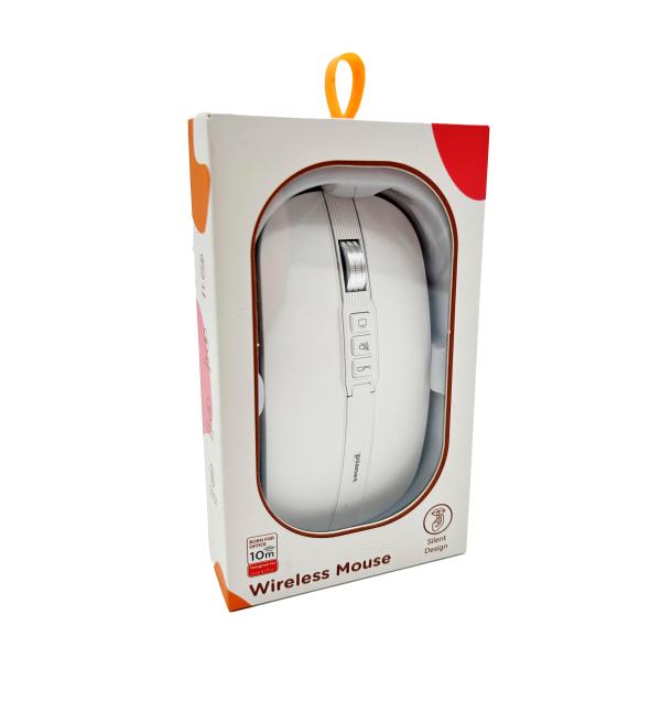 Mouse Inalambrico M113 Planet - Blanco