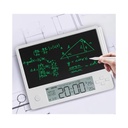 Tableta para Apuntes Electronica con Reloj ZH-20 - Negra