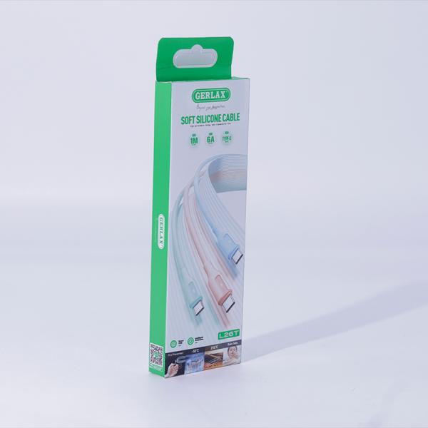 Cable USB Tipo C L26T Gerlax - Rosado