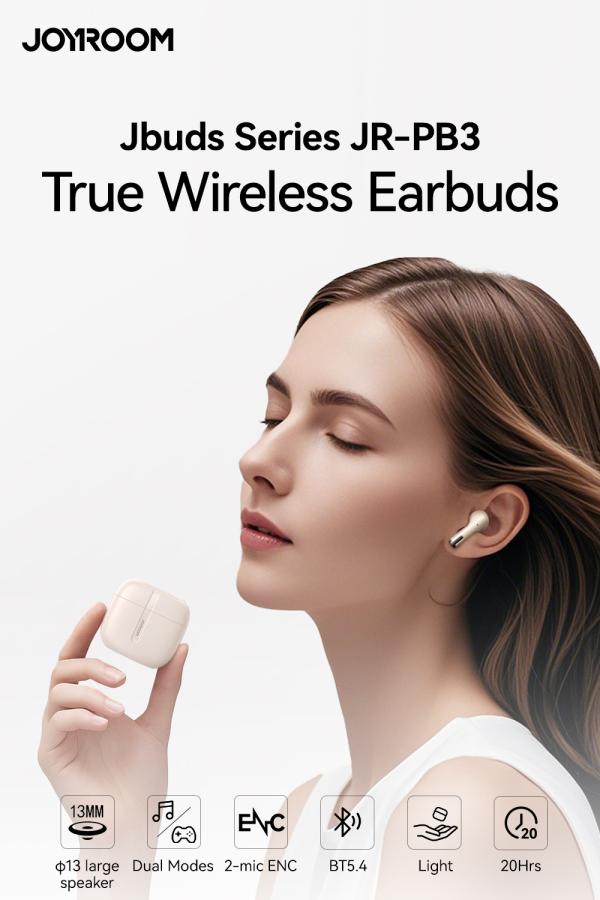 Audifonos Manos Libres Bluetooth JR-PB3 Joyroom - Beige