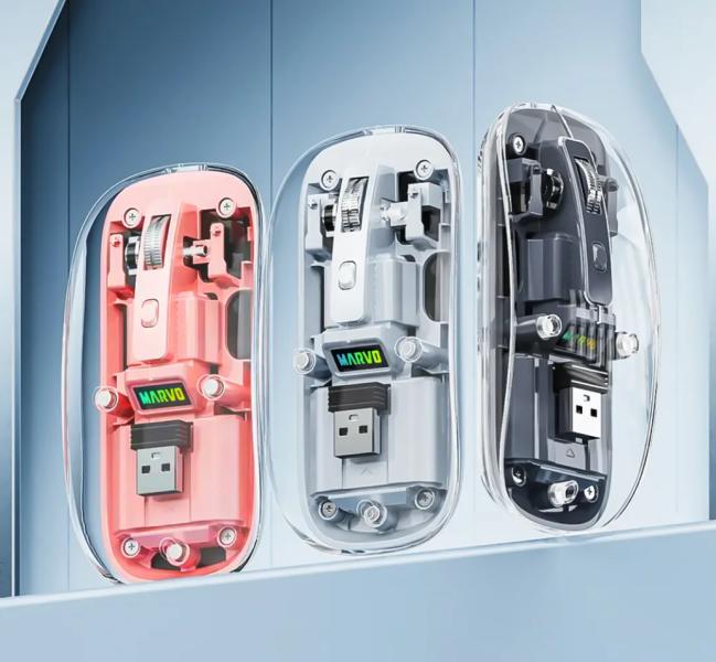 Mouse Inalambrico M810W Marvo - Blanco