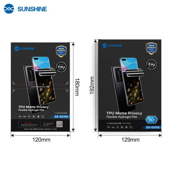 Lamina Hidrogel SS-057ES Privada Mate Sunshine - Incluye Cortes