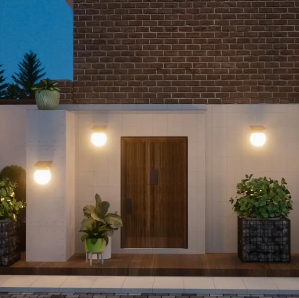 Lampara Solar - Negra