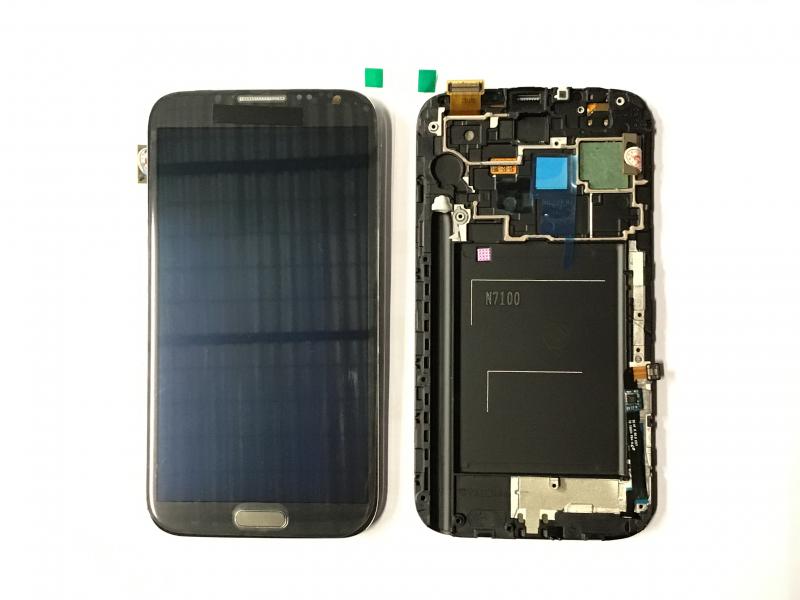 Repuesto LCD PANTALLA IPHONE 15 PRO MAX NEGRA CON MARCO