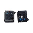 Repuesto LENTE CAMARA HONOR X8A NEGRO CON MARCO