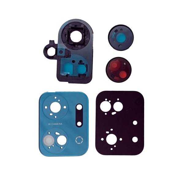 Repuesto LENTE CAMARA XIAOMI POCO X3 PRO X3 AZUL CON MARCO