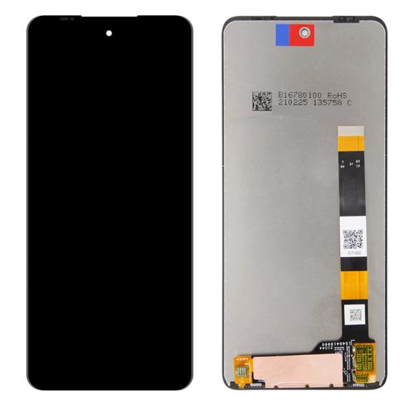 Repuesto LCD PANTALLA MOTOROLA G22 COMPLETA NEGRA SIN MARCO