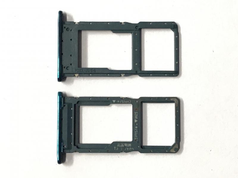 Repuesto FLEX BOTON HOME SENSOR HUELLA CONECTOR HUAWEI P SMART 2019 AZUL