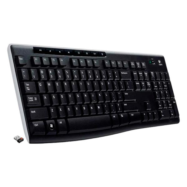 Teclado Logitech K270 Inalámbrico con Receptor Español 920-004426 - Negro