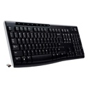 Teclado Logitech K270 Inalámbrico con Receptor Español 920-004426 - Negro