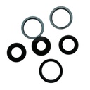 Repuesto LENTE CAMARA IPHONE 13 13 MINI ROJO CON MARCO