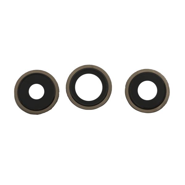 Repuesto LENTE CAMARA IPHONE 12 PRO MAX DORADO CON MARCO