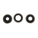 Repuesto LENTE CAMARA IPHONE 12 PRO MAX DORADO CON MARCO