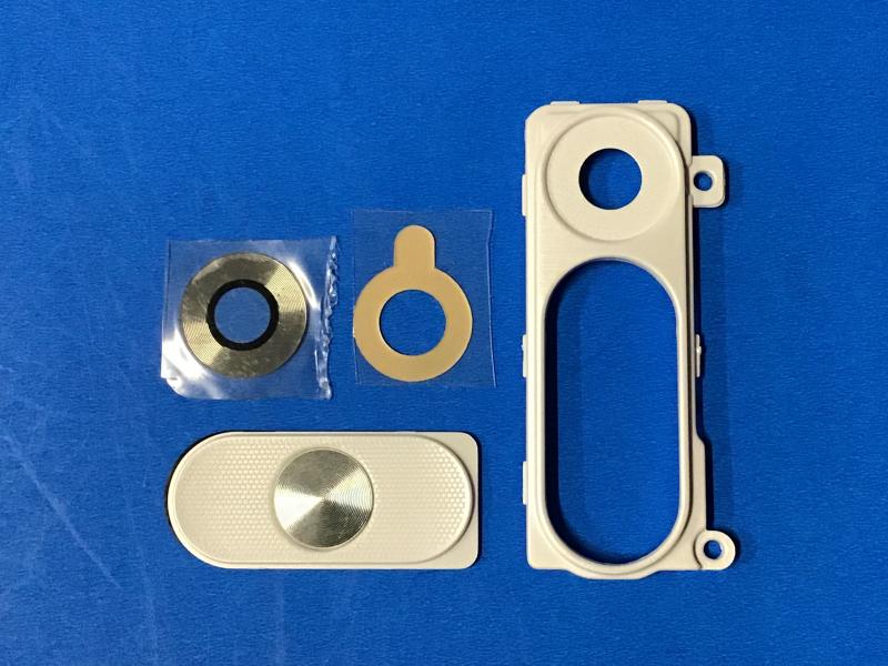 Repuesto LENTE CAMARA IPHONE 12 PRO MAX DORADO CON MARCO