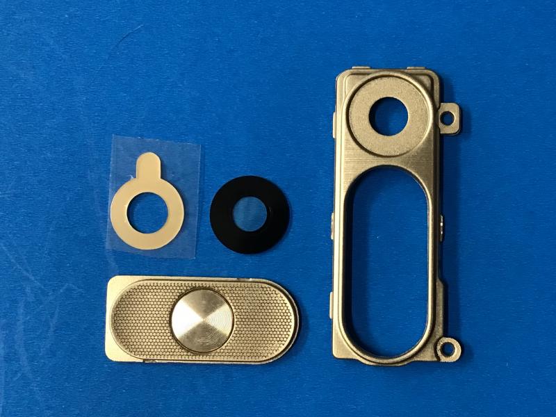 Repuesto LENTE CAMARA IPHONE 12 AZUL CON MARCO