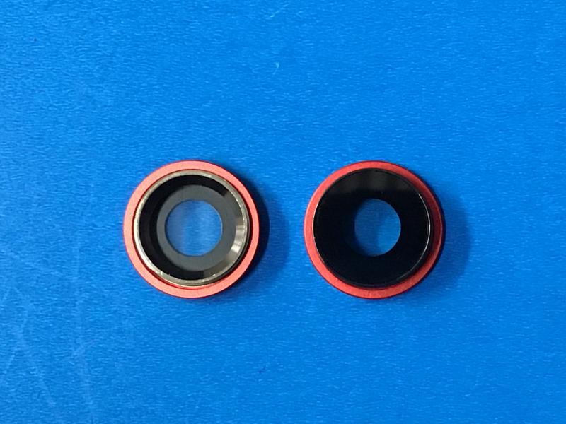 Repuesto LENTE CAMARA IPHONE 12 MINI NEGRO CON MARCO