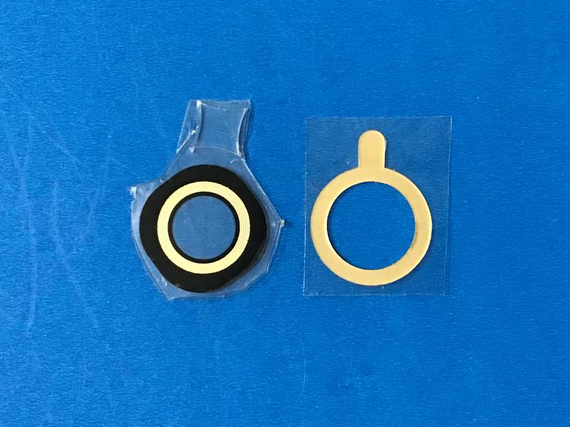 Repuesto LENTE CAMARA IPHONE 12 NEGRO SIN MARCO