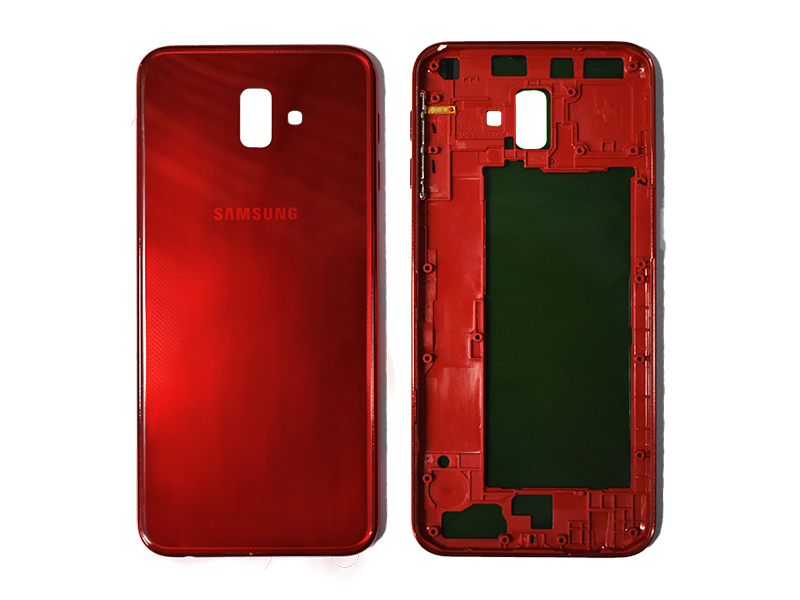 Repuesto TAPA SAMSUNG GALAXY J6 + PLUS J610 NEGRA SIN MARCO