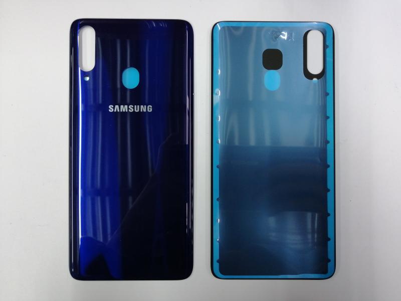 Repuesto TAPA SAMSUNG GALAXY A20S NEGRA CON MARCO