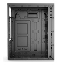 Case Gaming RGB Eagle Warrior Cg06z3ra001c Mid Tower Ventiladores 3 de 120MM con Vidrio Lateral y Panel Acrílico Frontal - Negro