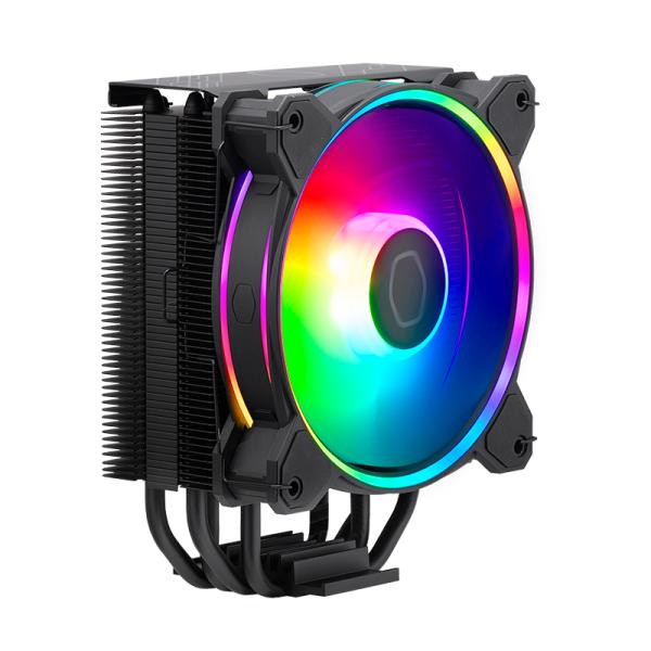 Enfriamiento de Aire RGB Cooler Master Hyper 212 Halo Black Lga1700/am5 1x120mm PWM RR-S4KK-20PA-R1 - Negro