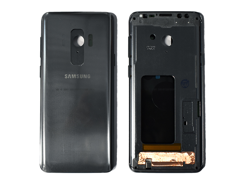 Repuesto TAPA SAMSUNG GALAXY S9 + PLUS G965 NEGRA SIN MARCO