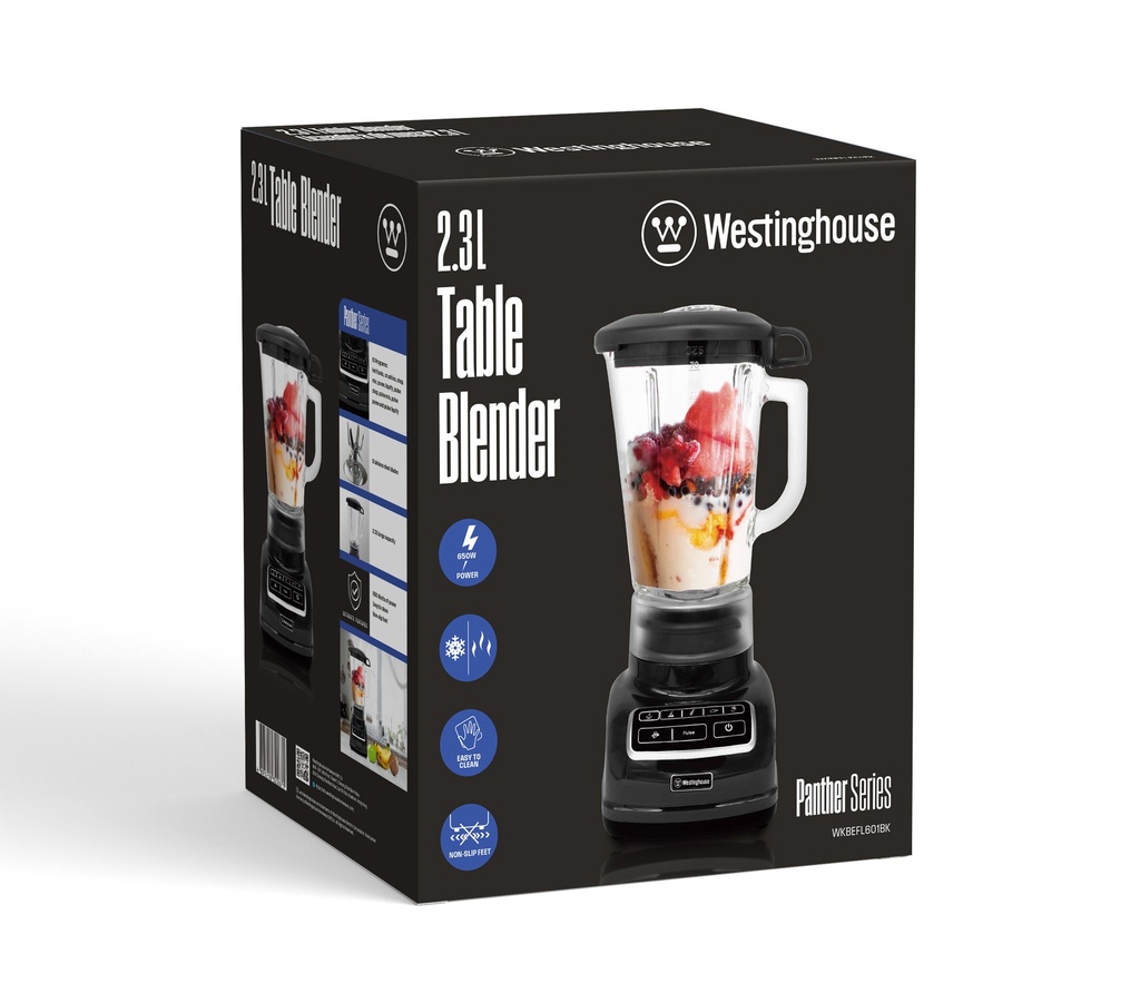 Westinghouse licuadora Digital 10 programas 2.3 L 650W negra - WKBEFL601BK