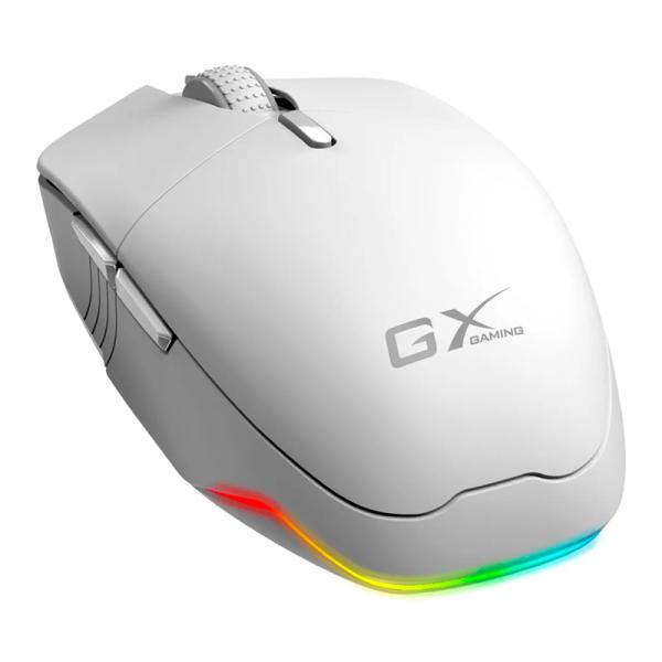 Mouse Gaming RGB Genius Scorpion M8250 Inalámbrico (bluetooth/ 2.4 Ghz) 3200 Dpi 31060001400 - Blanco