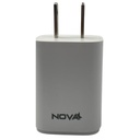 Cargador de Pared Nova Pa035rbu001c 35W 1 Puerto USB-C y 1 Puerto USB-A Carga Rapida - Blanco