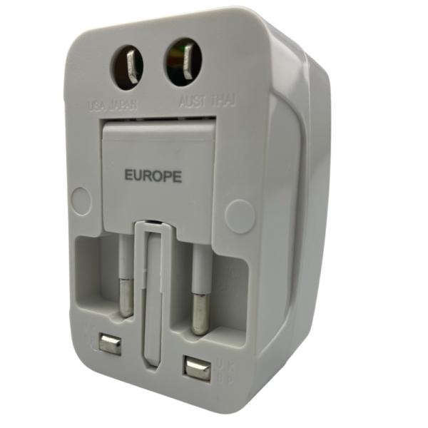 Adaptador Universal Nova FEU001001C para Viajes - Blanco