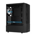 Case RGB Aerocool Quantum MESH-G-BK-V3 Mid Tower Ventiladores 3 de 120MM con Vidrio Lateral y Malla Frontal Accm-pv31133.11 - Negro