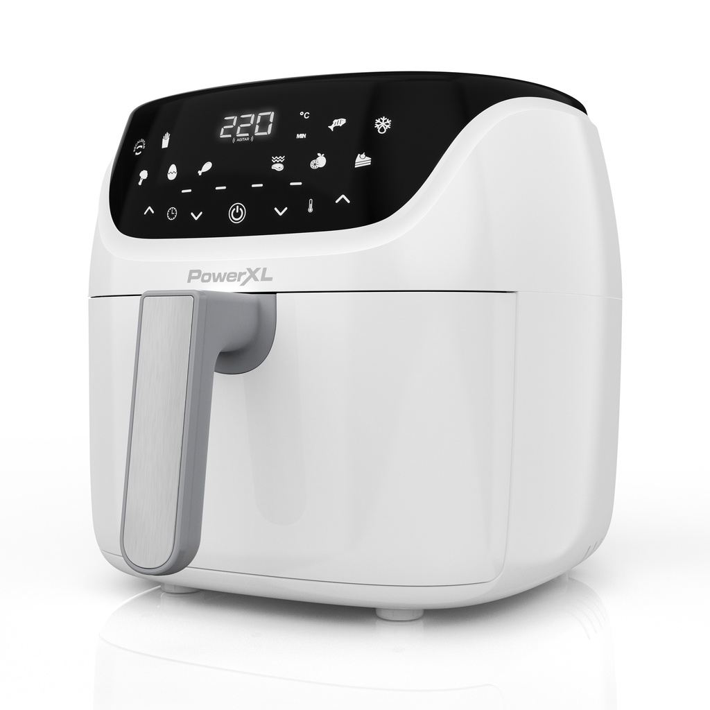 Power XL freidora de aire vortex digital 5.7L blanca AF-E6001-H-LA
